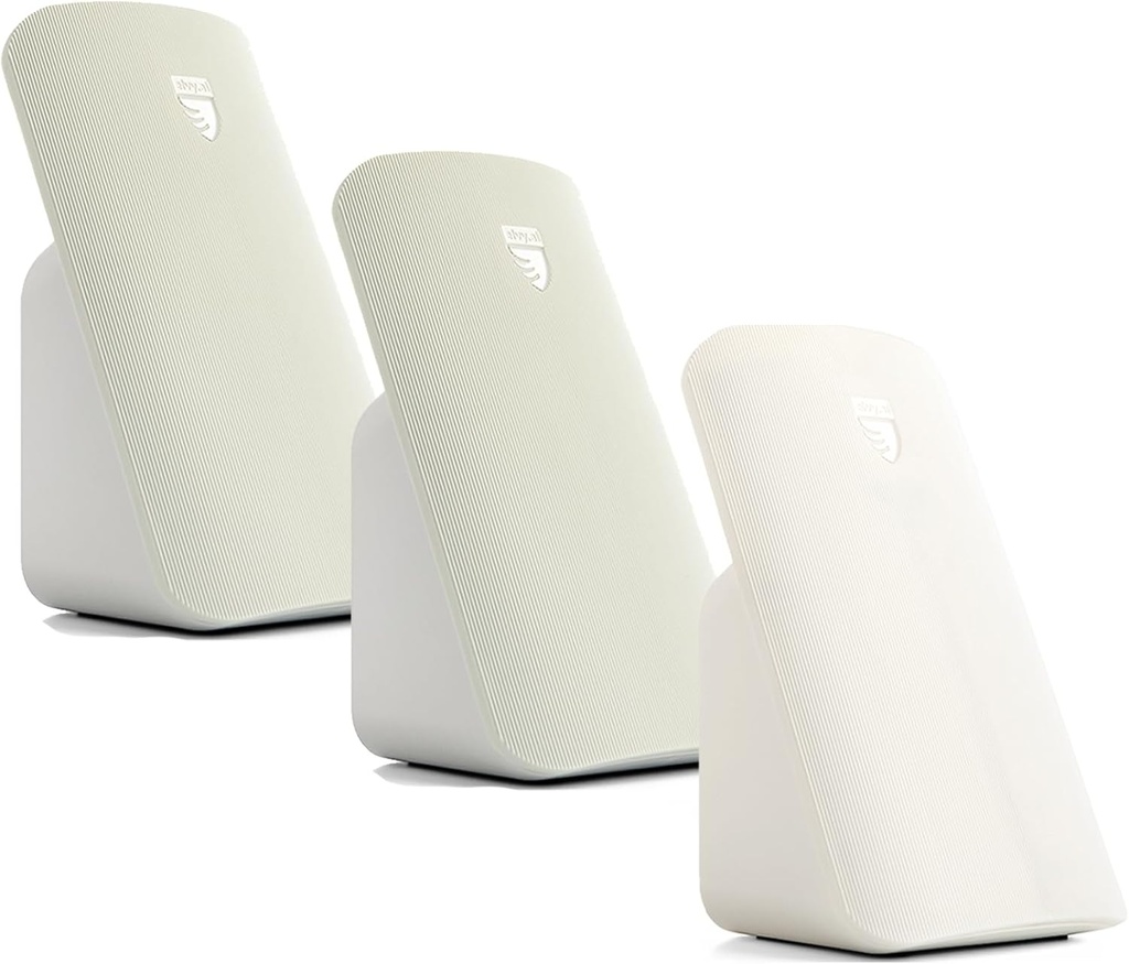 Συσκευασία των 3-2 Mint Green, 1 Χιονάτη - Elvy Advanced EMF Blocker για το κινητό τηλέφωνο και Qi Ασύρματος φορτιστής: Συσκευή βοήθειας ύπνου με προστασία EMF, γρήγορο φορτιστή με φραγμό ακτινοβολίας για κινητά τηλέφωνα