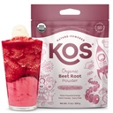 KOS οργανική σκόνη ρίζας τεύτλων, USDA Certified - Superfood Plant Based Beetroot Ingredient for Stamina Aυξάνεται, Κυκλοφορία - Μη-ΓΤΟ, Σόγια & Γλουτένη-Free, 50 Τσάντα υπηρεσιών
