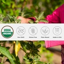 Οργανική σκόνη Ashwagandha, μη-GMO, Fair-Trade, Vegan, Χωρίς γλουτένη, Ενιαία προέλευση, αυξάνεται στο Όρεγκον Ayurvedic συμπλήρωμα βοτάνων σε Resealable Jar