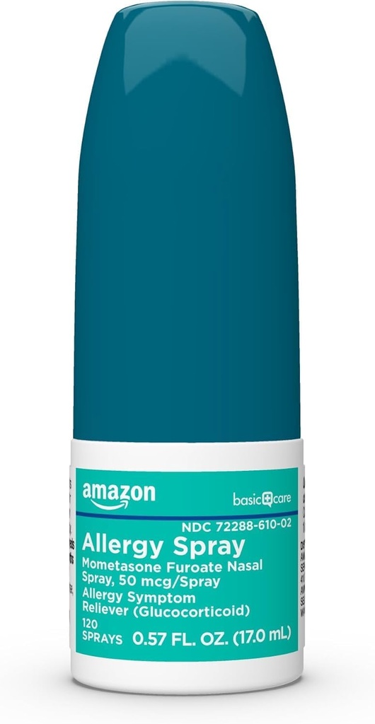 Βασική Φροντίδα 24 ώρες Αλλεργικό Nasινικό spray, Mometasone Furoate Ρινικό spray 50 mcg/Spray, Μη-Νύχτα