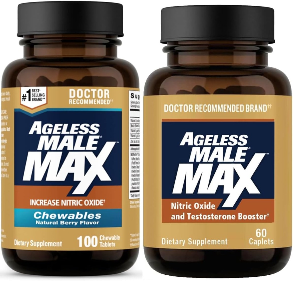 Ageless αρσενικό Max Nitric Oxide Booster και τεστοστερόνη Booster για τους άνδρες