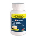 A+Health Dual Action Acetaminophen 250 mg and Ibuprofen (NSAID) 125mg Pain Reliever Caplets, 216 Count
