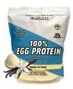 Healthy 'N Fit 100% Πρωτεΐνη Αυγού-Πρωτεΐνη βανίλιας (2lb): 100% Λευκή Πρωτεΐνη Αυγού Plus Φυσικές Πεπτίδες. Καθαρή, Όλα Φυσικά Γλυκασμένη Πρωτεΐνη