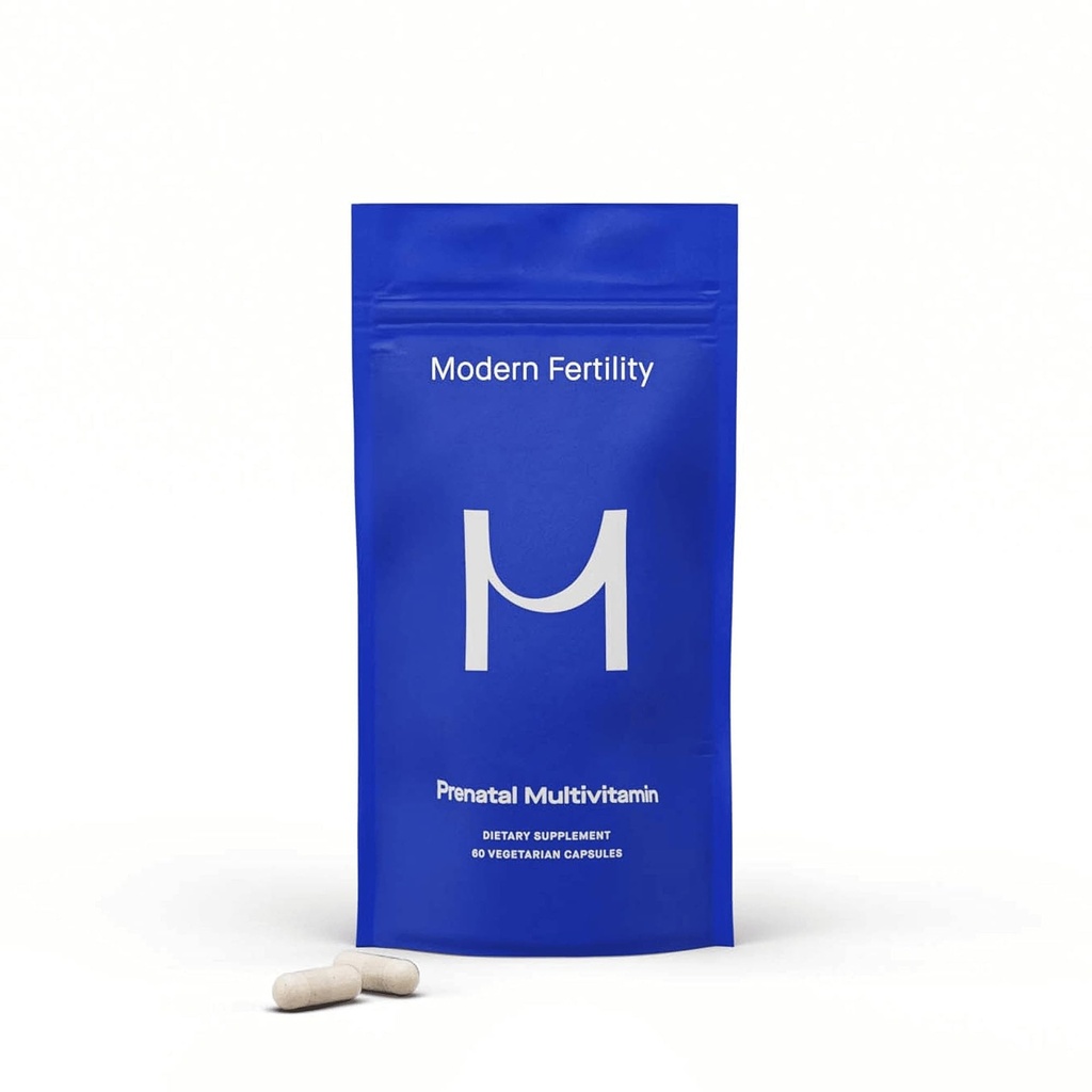 Modern Fertility Prenatal Multivitamin | Developed with OB-GYNs, Contains 12 Essential Nutrients for Support Before, During, and After Pregnancy, 30-Day Supply (60 Capsules)