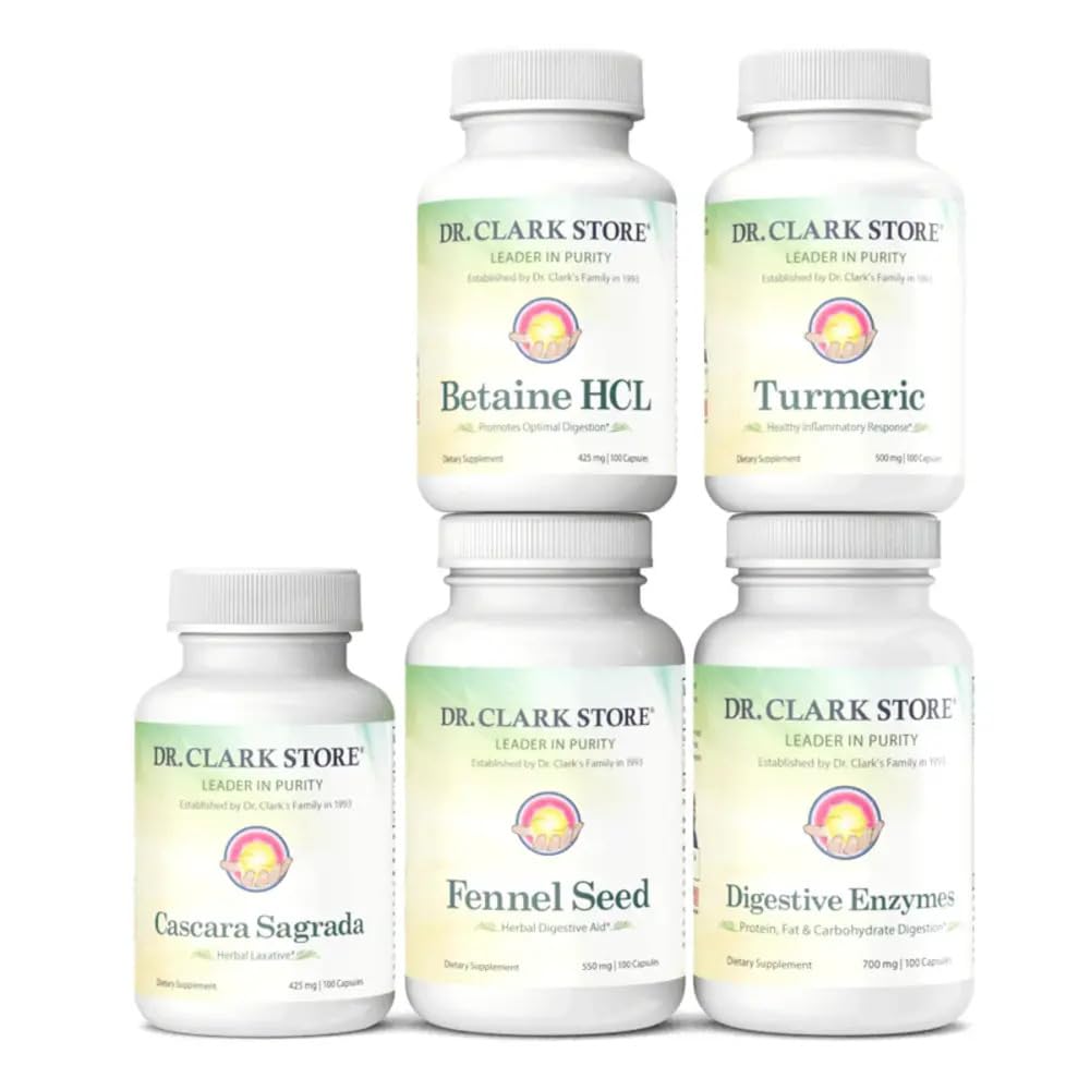 Dr. Clark Digestive Aid - Digestive Dietary Supplement Colon Cleanse - Ισορροπίες Εντερογενείς Οργανισμοί και - Προάγει Απορρόφηση Θρεπτικών - 17 Ημέρες Καθαριότητα