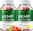 Reviv Hemp - with Hemp Seed Extract RevivHemp Gummies Tinnitus Herbal Supplement, Health and Wellness Support, All Natural Reviv Hemp Gummy (2 Pack - 120 Gummies)