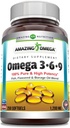 Amazing Omega 3.6.9 Supplement | 1200 Mg Per Serving | 250 Softgels | Unflavored | Non-GMO | Gluten-Free | Made in USA