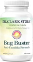 Dr Clark Store Bug Buster Anti-Candida Formula – 620mg, 100 κάψουλες, υποστηρίζει Candida Detox & Digestive Υγεία
