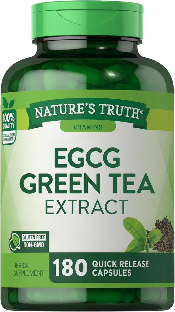 Nature's Truth EGCG Green Tea Extract Capsules 