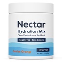 Nectar Sugar Free Electrolytes Powder - Βιολογικά Φρούτα Χωρίς Ζάχαρη ή Θερμίδες - Ενυδατική Σκόνη για Αφυδάτωση Ανακούφιση και ταχεία ενυδάτωση - Keto και Παλαιό (Orange 40 σερβιρίσματος Tub)