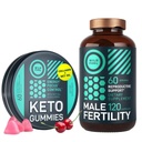 WILD FUEL Ανδρικό συμπλήρωμα γονιμότητας και Keto Gummies Υγεία και ενέργεια Bundle