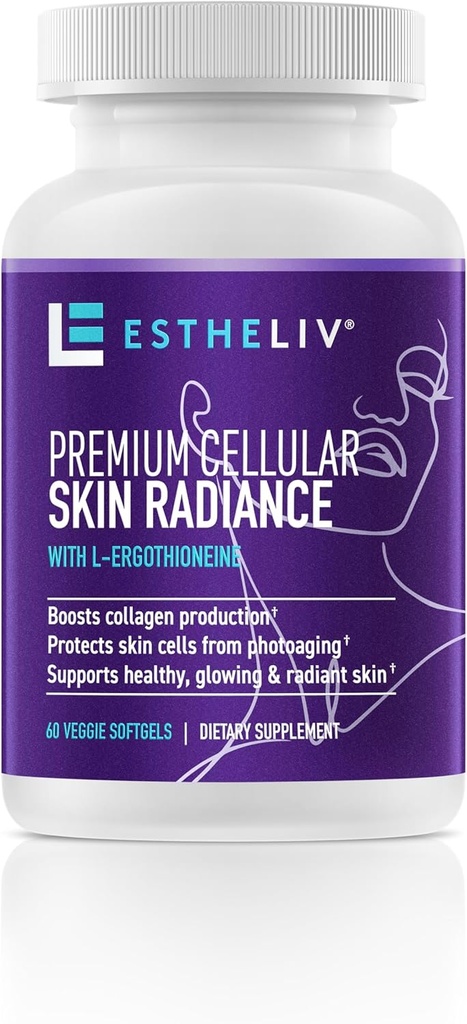 ESTHELIV® Premium Cellular Skin Radiance - 60 Veggie Softgels