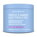 BodyHealth PerfectAmino Electrolytes Powder No Sugar, Keto Sugar Free Fasting Electrolytes Drink Mix, Hydration Powder with Trace Minerals - Mixed Berry - 60 Servings