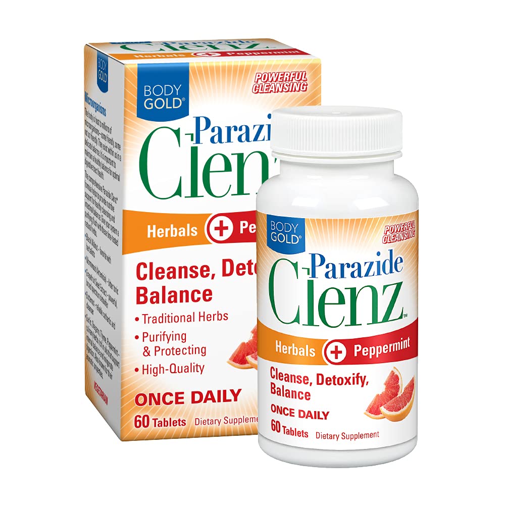 Body Gold Parazide Clenz Herbals & Peppermint 