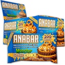 Anabar Protein Bar, The Protein-Packed Candy Bar, Amazing Tasting Protein Bar, Χωρίς Αλκοόλες Ζάχαρης, Υψηλής Πρωτεΐνης, Amazingly Delicious (12 Bars, Milk Chocolate Monster Cookie Crunch)