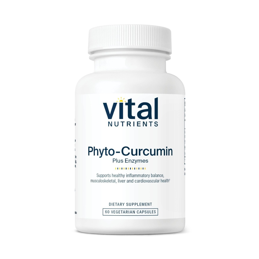 Ζωτικά θρεπτικά συστατικά Phyto-Curcumin Plus Enzymes 
