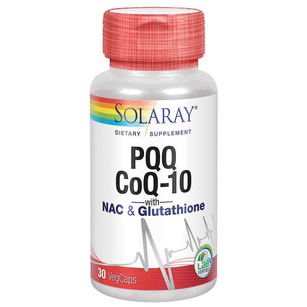 Solaray PQQ CoQ10, υποστήριξη υγείας καρδιάς, 30ct