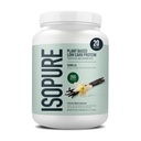 Isopure Plant-Based Protein Powder – 20g Organic Pea and Rice Protein with a Complete Amino Acid Profile – Supports Muscle Recovery & Lean Nutrition, Vanilla, 20 Servings