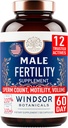 Male Fertility Supplement with Maca Root - Mens Health Conception Fertility Prenatal Vitamins Plus Natural Extracts - Prenatal Fertility Supplements for Men - 3rd Party Tested - 120 Capsules, 2 Month