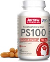 Jarrow Formulas PS100 Phosphatidylserine 100 mg, Συμπλήρωμα διατροφής για την υποστήριξη της υγείας του εγκεφάλου και της γνώσης, 60 Softgels, 20-60 Ημέρα προσφοράς