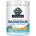 Garden of Life Dr. Formulated Whole Food Magnesium 197.4g Powder - Πορτοκαλί, Χηλικό, Μη ΓΤΟ, Vegan, Kosher, Γλουτένη & Ζάχαρη Δωρεάν συμπλήρωμα με προβιοτικά - Best for Anti-Stress, Calm & Regularity