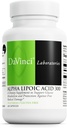 DAVINCI Labs Alpha Lipoic Acid 300 - Dietary Supplement to Support Metabolism and Healthy Collagen Levels - with 300 mg Alpha Lipoic Acid per Capsule - Gluten-Free - 60 Vegetarian Capsules