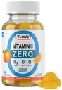 Yum-Vs - Zero Sugar Vitamin C Gummies for Adults & Kids - 250 mg VIT C Ανοσολογική υποστήριξη Gummy Vitamins - Sugar Free Μασώμενο συμπλήρωμα βιταμίνης C Gummy - Υψηλής ισχύος χορτοφαγική βιταμίνη C Boost (60)