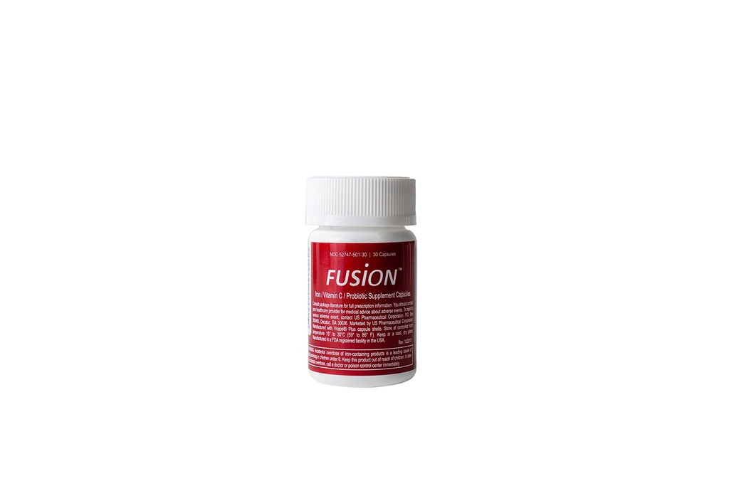 Συμπλήρωμα σιδήρου σύντηξης - 65 mg Ferrous Fumarate - 65 mg Πολυσακχαρίτης Σίδηρος Σύμπλεγμα Ενισχύεται από πατενταρισμένο προβιοτικά και βιταμίνη C