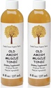 Caleb Treeze Old Amish Muscle Tonic 8 oz, Leg Cramps Relief, Foot Cramps Relief, Restless Legs, Muscle Cramps & Spasm Relief - Pack of 2