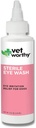Vet Worty Eye Wash for Dogs - Gentle Eye Cleansing Solution for Dogs to Prevent Tear Stain and Eye Irrigation - Σκύλος Eye Cleaner for Tear Stain, Dirt, and Eye Distribution - 4oz