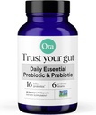 Ora Organic Probiotics with Prebiotics for Digestive Health 16 Δισεκατομμύρια CFU - Εμπιστευτείτε την ουροδόχο κύστη σας - Strains - Acidophilus Lactobacillus Breve Bifidum Lactis