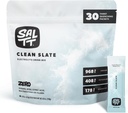SALTT Ηλεκτρολυτές σκόνης Άγευστο ποτό Mix - Clean Slate - 30 Πακέτα ενυδάτωσης - Μαγνήσιο, Κάλιο, Νάτριο, Ανιχνευτές - Μηδέν Ζάχαρη & Χωρίς Γλουτένη - Ταξιδιωτικά Απαραίτητα