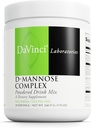DAVINCI Labs D-Mannose Complex - Powder Drink Mix Υποστηρίζει το ανοσοποιητικό σύστημα και την ουρολοίμωξη της υγείας* - Βλάχος Health Aid with Calcium, Cranberry Juice Powder & Prebiotic Fiber* - 30 Servings (168.57 g)