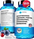 Liposomal Nicotinamide Riboside NR συμπλήρωμα Resveratrol NAD : Nicotinamide 500mg w/Fisetin, Resveratrol σκόνη Spermidine Berberine NAD Resveratrol συμπλήρωμα 500 mg - 60 caps 1 συσκευασία