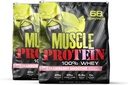 COLOSSAL LABS Μυϊκή πρωτεΐνη Whey Flavored Protein Powder, 25,000mg Amino Acids/Serving, Ψυχρό Φιλτραρισμένο (Packing May Vary) (10 λίβρα (Pack of 2), Φράουλα)