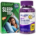 Ικανοποίηση του Sleep- Aid Diphenhydramine HCI 25 mg 365 Caplets and Vital Volumes Sleep Steps