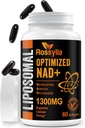 1300 MG Liposomal NAD+ συμπλήρωμα  Ευπροσάρμοστη ώθηση NAD+ Συμπλήρωμα για γήρανση Defese, Cellular Energy, Longevity 