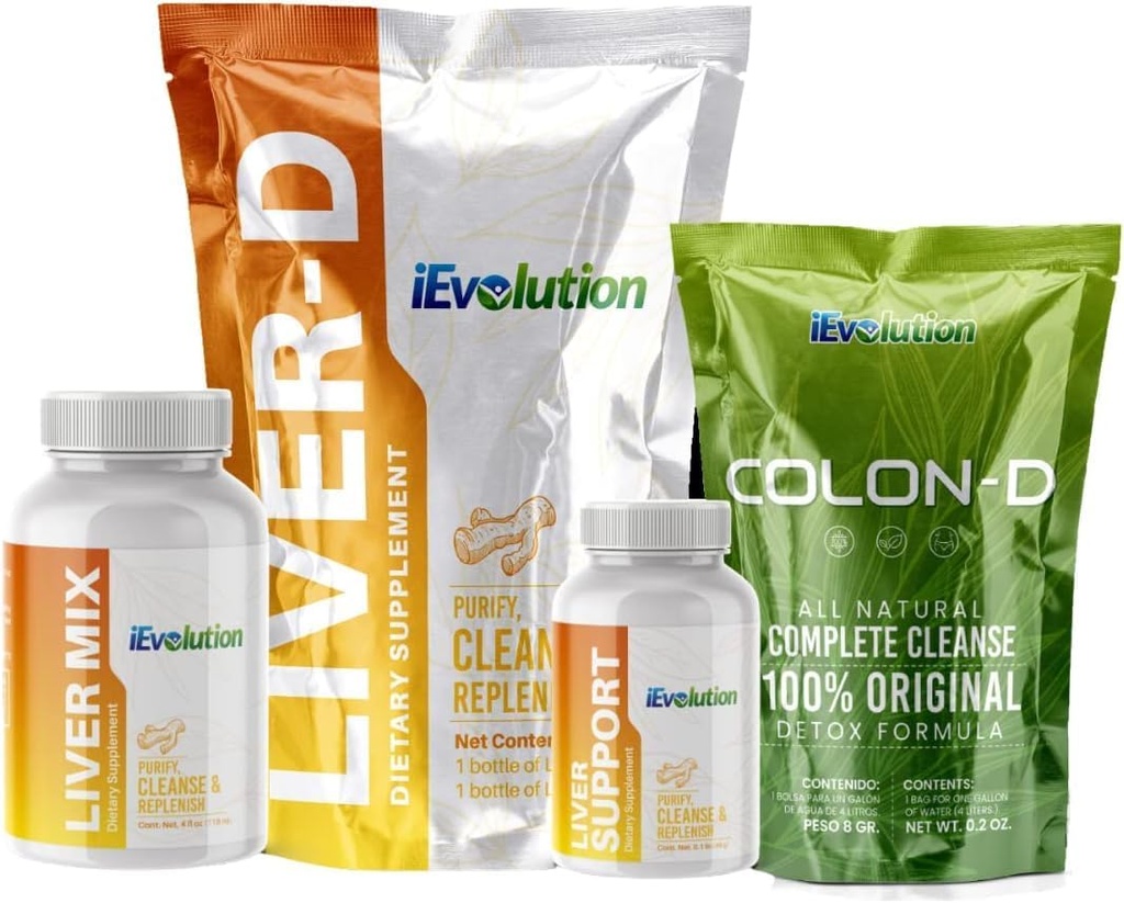 7D-Challenge Detox Kit, 3-Item Set - Liver-D & Colon-D, φυσικά συστατικά για πλήρη καθαρισμό του ήπατος και του παχέος εντέρου & επισκευή