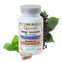 Quantum Health Sleep Immune Melatonin 5mg συμπλήρωμα υποστήριξης L Theanine Valerian Root + Elderberry Vitamin C & D Immunity Boost Daily Whole Body Wellness for Women & Men - 30 Κάψουλες