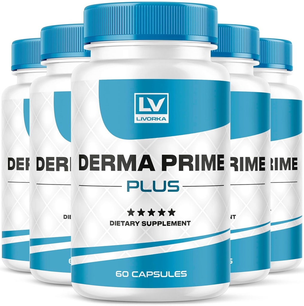 (5 Pack) Derma Prime Plus κάψουλες, Derma Prime Plus, Derma Prime Plus Sweet Relief, Derma Primer, Derma Primer, Dermaprime Plus, 300 κάψουλες για 5 μήνες
