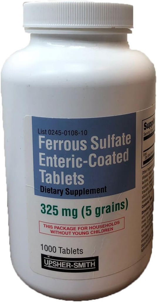 Σιδήρου θειικό εντερικό 325 mg 1000 δισκία