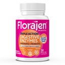 Florajen Digestive Ένζυμα με Προβιοτικά & Πρεβιοτικά - Triple-Action Formula for Gut Health, Bloating, & Gas Relief - Υποστηρίζει Γλουτένη & Γαλακτοκομία - Καθαρή, μη ΓΤΟ - 30-Count