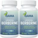 Sahha Liposomal Berberine HCL 1500mg – Υποστηρίζει AMPK & GLP-1 ενεργοποίηση, υψηλή βιοδιαθεσιμότητα για άνδρες και γυναίκες συνολικό συμπλήρωμα υγείας (2 Pack