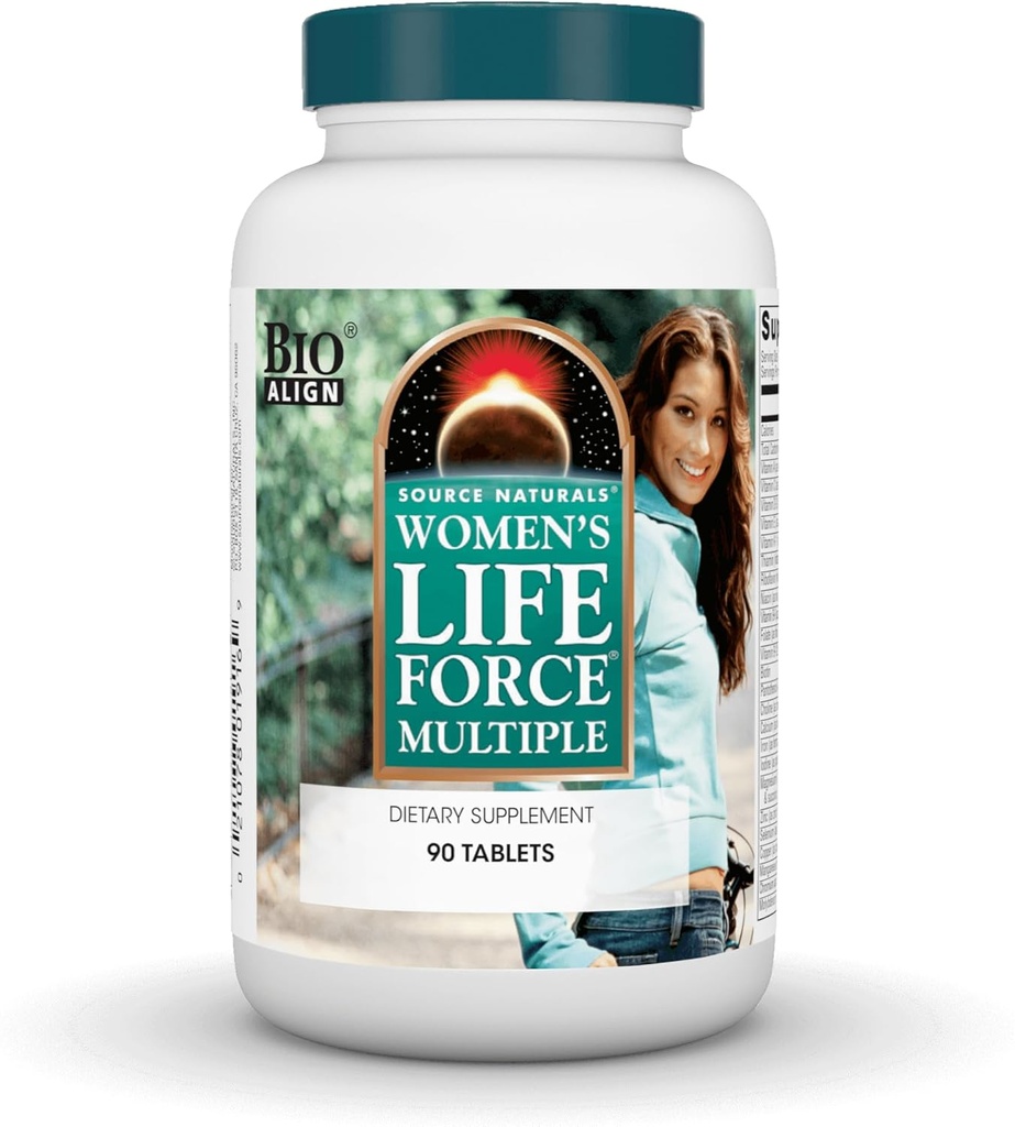Source Naturals Γυναικεία Δύναμη Ζωής Πολλαπλή, Καθημερινή Πολυβιταμίνη & Συμπλήρωμα Ανοσολογικής Υγείας - 90 δισκία
