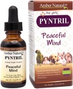 AMBER NATURALZ Pyntril Peaceful Mind Herbal Supplement for Dogs, Cats, Birds, Guinea Pigs, and Rabbits | Herbal Pet Supplement for Relaxation | 1 Fluid Ounce Glass Bottle | Manufactured in The USA