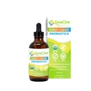 LiviaOne Daily Liquid Probiotics, USDA-Certified Organic Probiotics, Allergen- και Gluten-free Vegan Probiotic για γυναίκες και άνδρες, Non-GMO και Raw, 4 Fl Oz (Pack of 1)