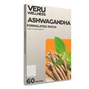 Veru Wellness Ashwagandha Patch - ανακούφιση από το στρες, φυσική υποστήριξη Mood, άγχος, ενέργεια, και Focus Patch Υποστήριξη (60 κόμης)