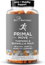 Primal Joint & Mobility Support - Advanced Joint Supplement for Women and Men - Turmeric, Boswellia, Ginger and Boron for Whole-Body Flexibility, Joint Health & Comfort - 60 Veg Μαλακές κάψουλες