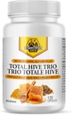 Gold Total Hive Trio Κάψουλες του Ολλανδού - 120 Veg Caps Περίπου 30-60 Servings - Bee Pollen Royal Jelly & Propolis Συμπλήρωμα - Superfoods για Αντιοξειδωτική Ανοσολογική Υποστήριξη - Φυσικό Μείγμα Μέλι