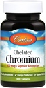 Carlson Chelated Chromium 200 mcg Ανώτερη απορρόφηση - Υγιής Μεταβολισμός Παραγωγή Ενέργειας & Βέλτιστη ευεξία - 300 δισκία